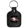 San Francisco 49ers Square Leatherette Key Chain